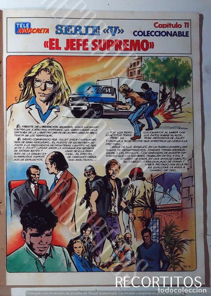 Cine: V INVASORES COLECCIONABLE EN TELE INDISCRETA N 11 JANE BADLER EL JEFE SUPREMO MIKE DONOVAN