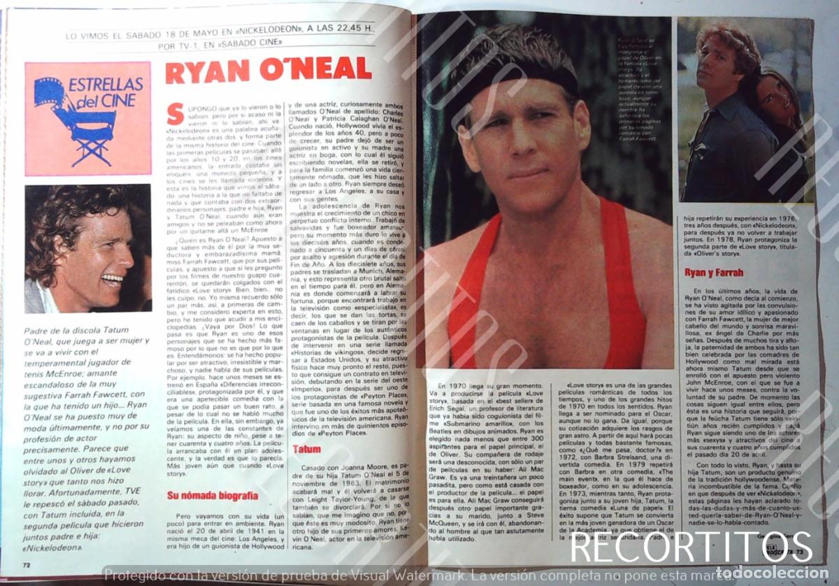 Cine: RYAN ONEAL LOVE STORY ALI MCGRAW FARRAH FAWCETT