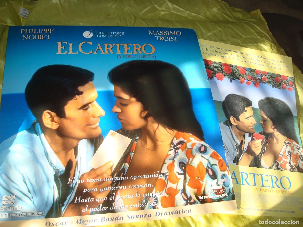 Cine: EL CARTERO ( Y PABLO NERUDA) MASSIMO TROISI. LASER DISC. CON POSTER. IMPECABLE