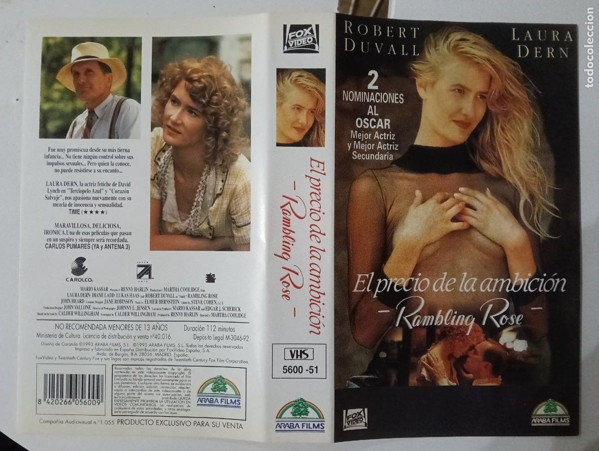 Cine: SUBASTA CARATULAS - EL PRECIO DE LA AMBICION ARABA VHS