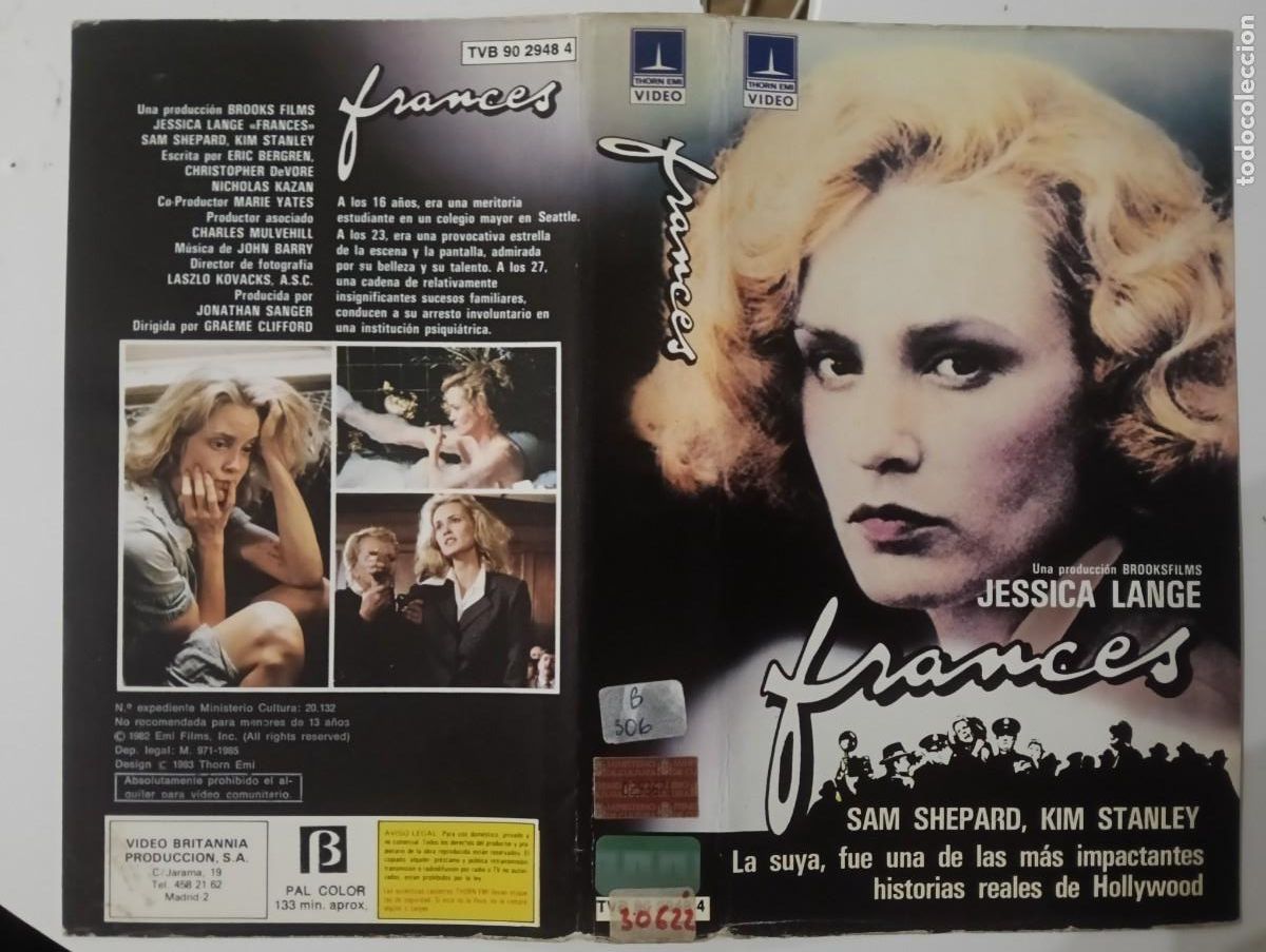 Cine: SUBASTA CARATULAS - FRANCES THORN BETA