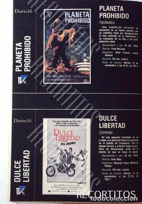 Cine: PLANETA PROHIBIDO FRED MCLEOD ANNE FRANCIS LESLIE NIELSEN MICHELLE PFIEFFER DULCE LIBERTAD