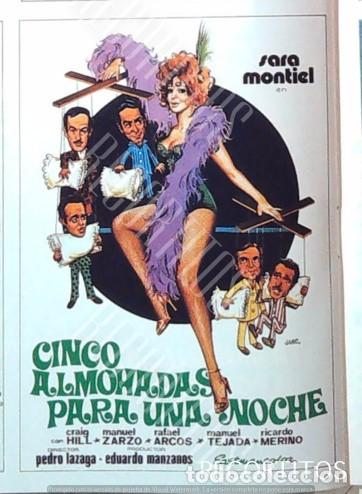 Cine: SARA MONTIEL CINCO ALMOHADAS PARA UNA NOCHE MANUEL ZARZO