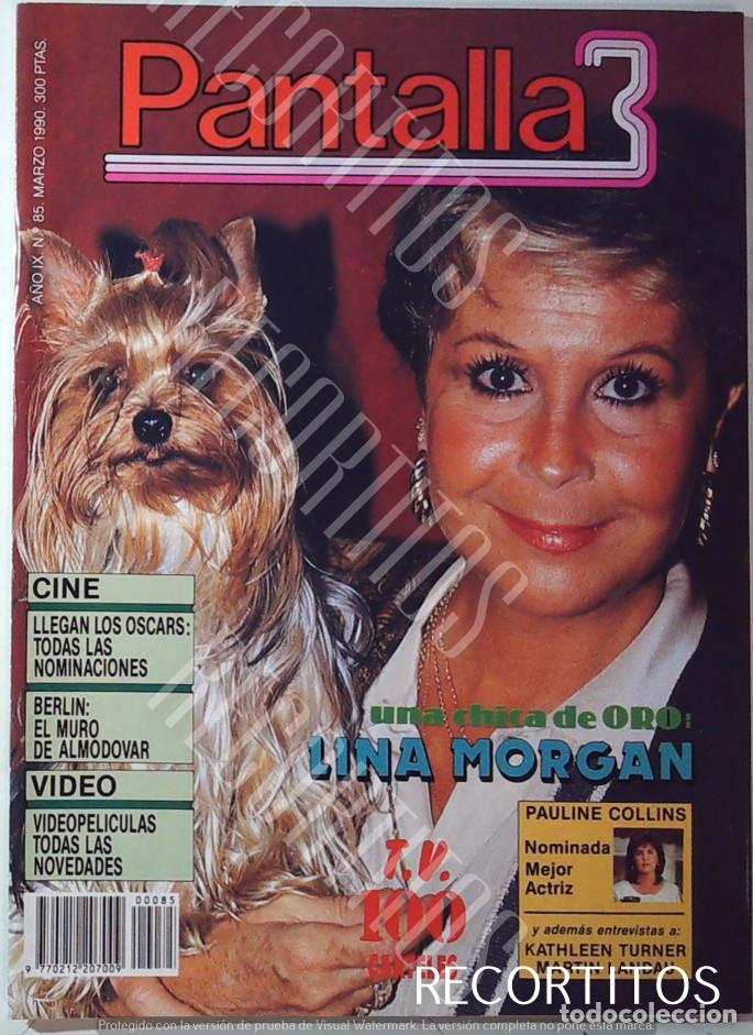 Cine: recorte portada lina morgan con su perro