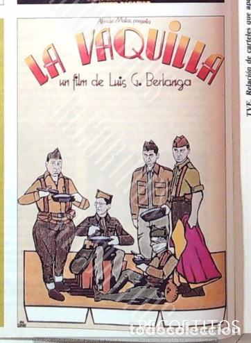 Cine: LA VAQUILLA BERLANGA ALFREDO LANDA OZORES ANTONIO SALLY FIELD AGUSTIN GONZALEZ JOSE SANCHO ADOLFO