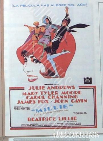 Cine: MILLIE JULIE ANDREWS MARY TYLER MOORE CAROL CHANNING JOHN GAVIN