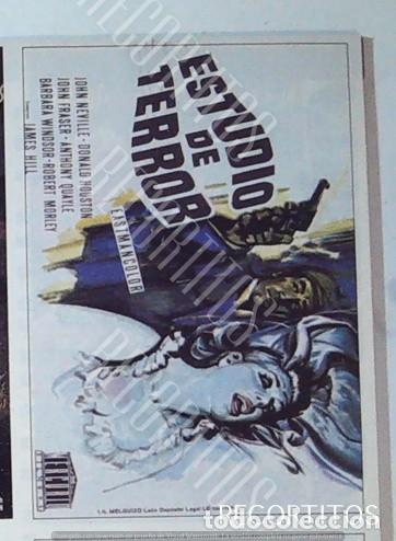 Cine: ESTUDIO DE TERROR JAMES HILL JOHN NEVILLE DONALD HOUSTON BARBARA WINDSOR