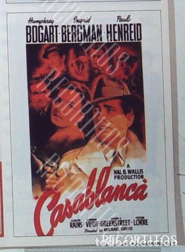 Cine: CASABLANCA INGRID BERGMAN HUMPHREY BOGART