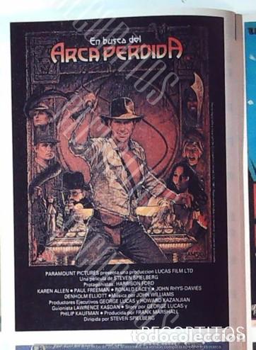 Cine: INDIANA JONES EN BUSCA DEL ARCA PERDIDA HARRISON FORD STEVEN SPIELBERG