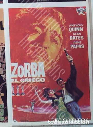 Cine: zorba el griego anthony quinn irene papas alan bates JANE EYRE JOAN FONTAINE