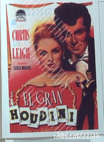 Cine: EL GRAN HOUDINI MAGIA TONY CURTIS