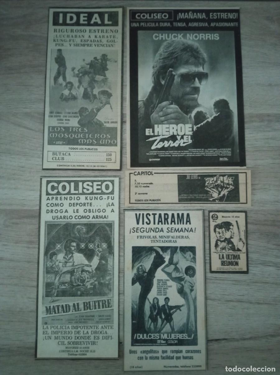 Cine: KARATE, KUNG FU, RECORTES DE PERIODICOS ANTIGUOS