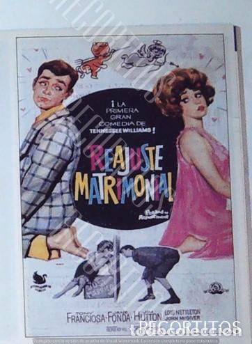 Cine: REAJUSTWE MATRIMONILA JANE FONDA TONY FRANCIOSA S JUM HUTTON