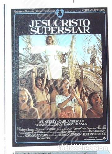 Cine: JESUCRISTO SUPERSTAR TED NEELY NEELEY CARL ANDERSON YVONNE ELLIMAN BARRY DENNEN