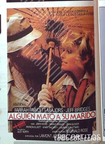 Cine: ALGUIEN MATO A SU MARISO FARRAH FAWCETT JEFF BRIDGES
