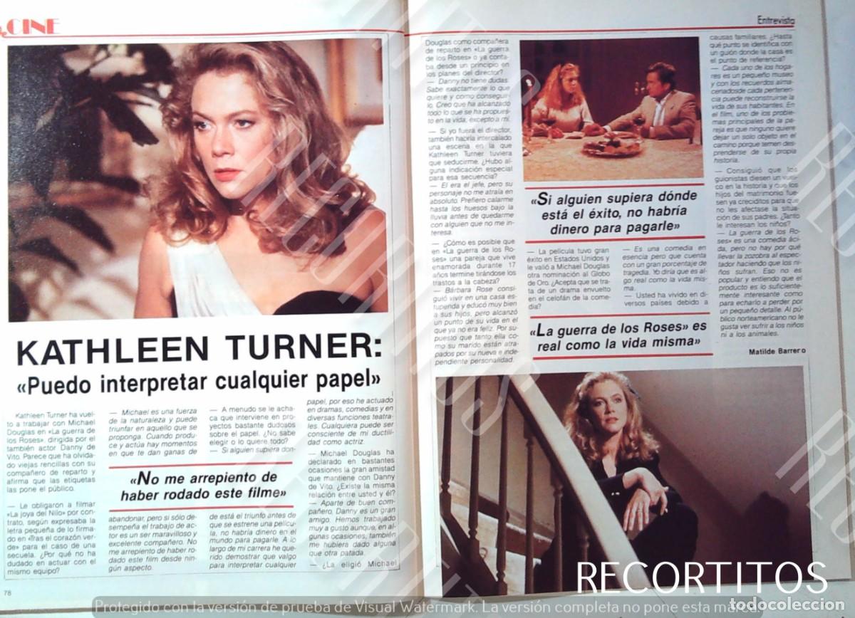 Cine: LA GUERRA DE LOS ROSE MICHAEL DOUGLAS KATHLEEN TURNER DANNY DE VITO