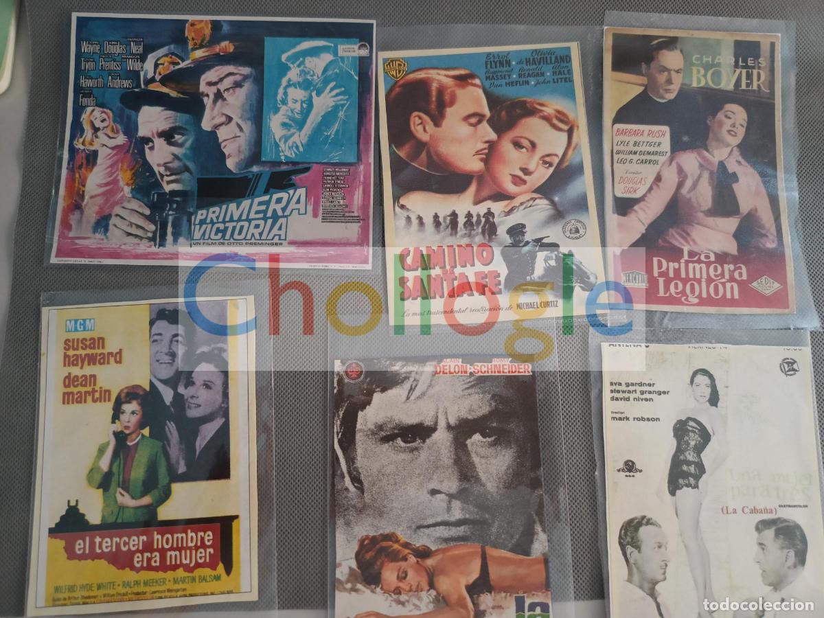 Cine: Programas de cine facsimil varios 1