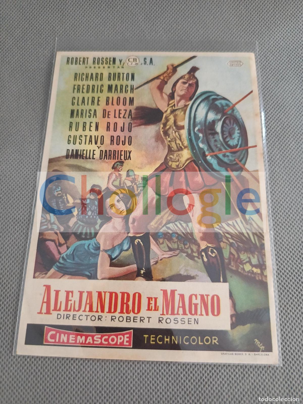Cine: Programa de cine Alejandro El Magno Orgullo de Raza Picarol