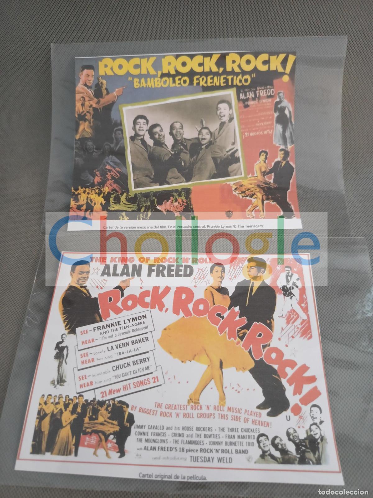 Cine: Programas de cine facsimil Alan Freed Rocj Rock Rock