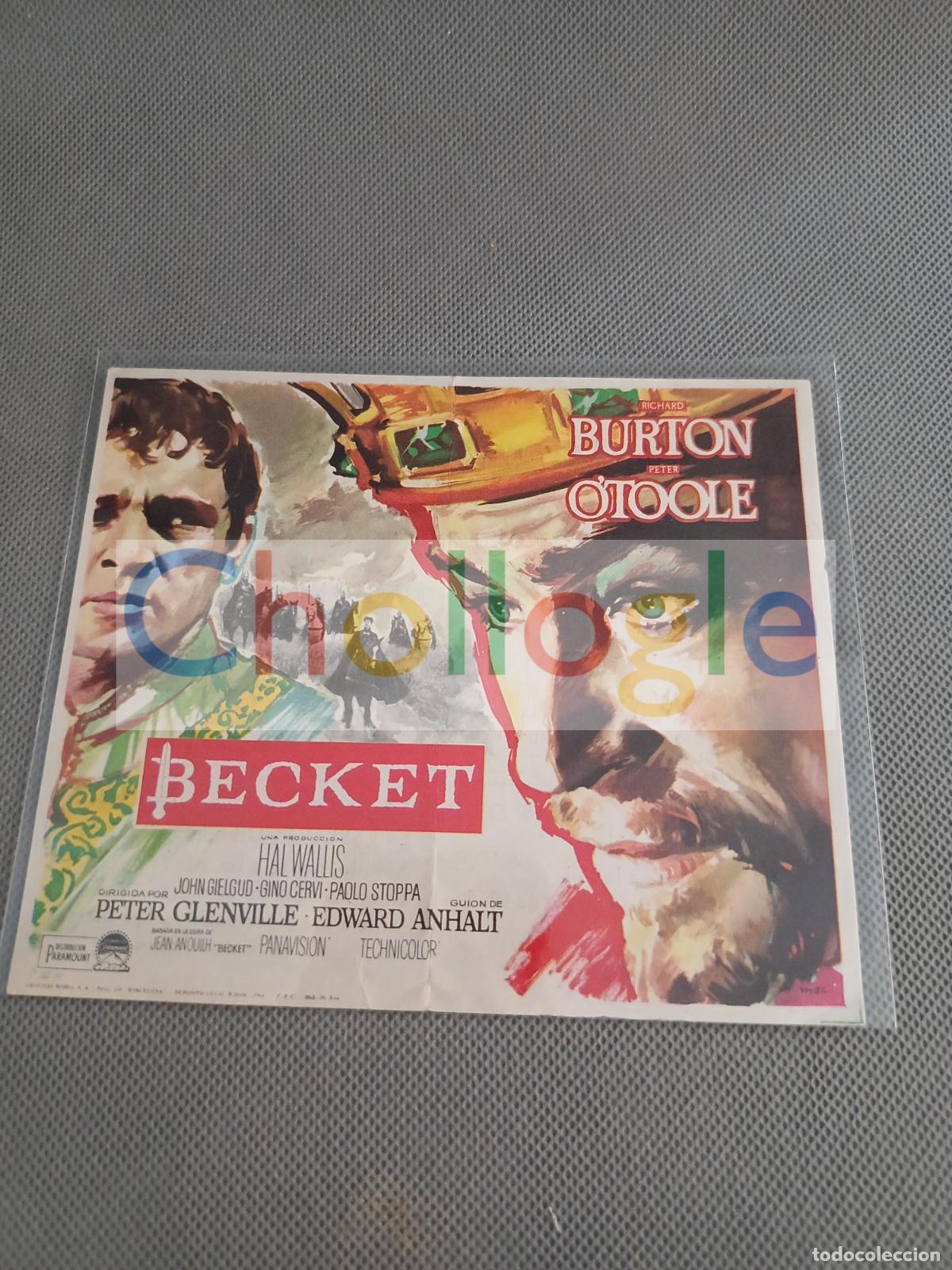 Cine: Programa de cine becket teatr0 principal espluga francoli montblac