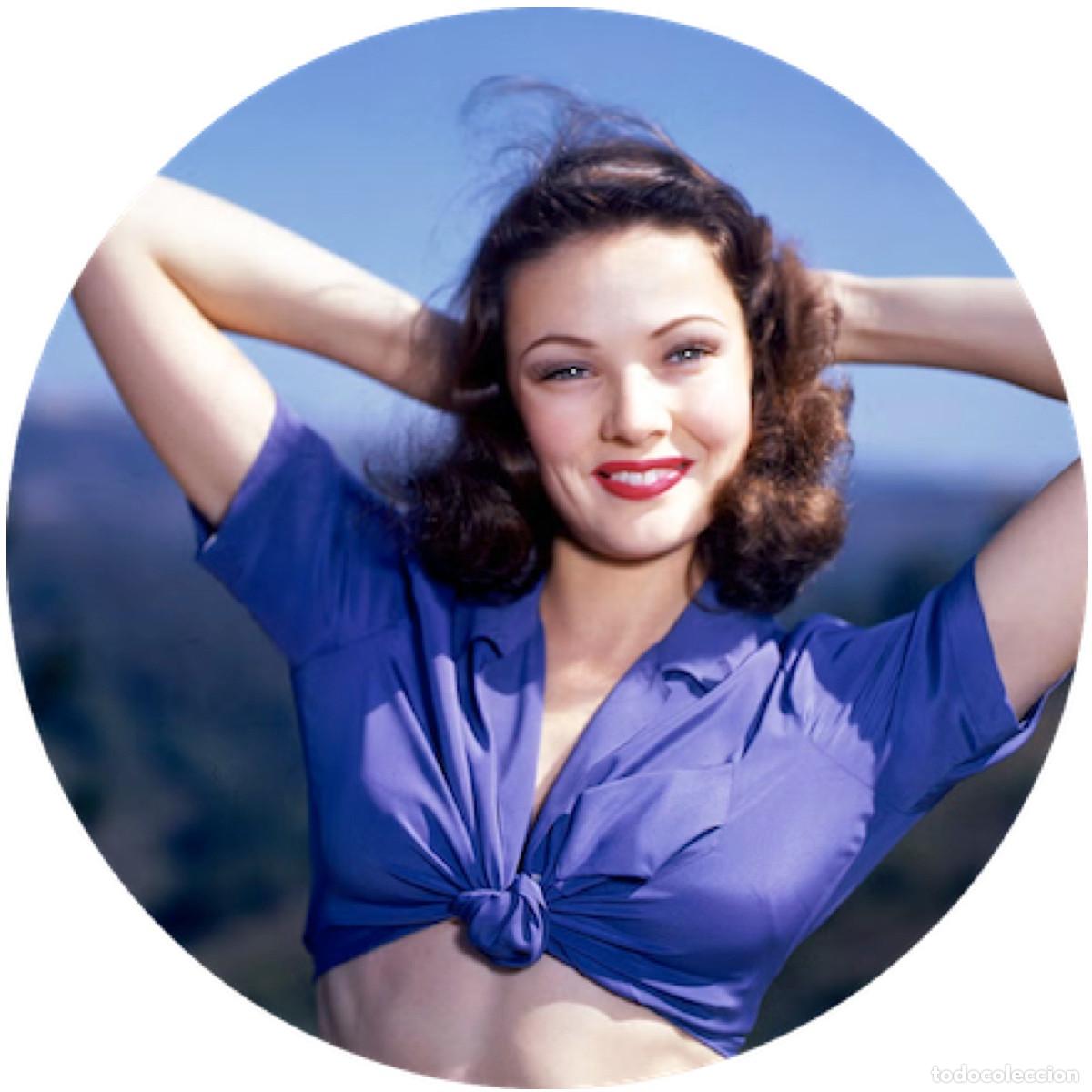 Cine: Chapa/Badge Gene Tierney