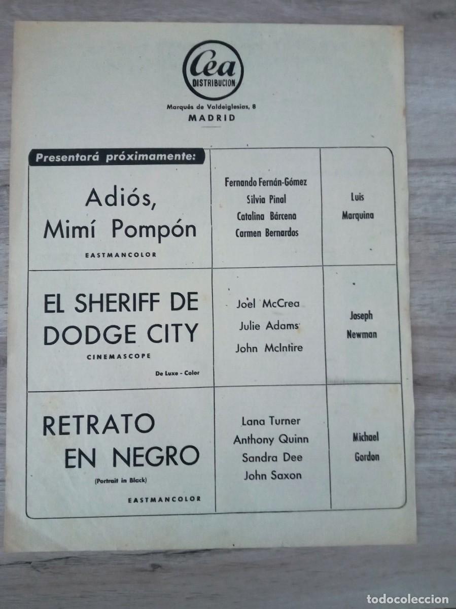 Cine: CEA, LISTA DE MATERIAL, HOJA DE REVISTA ANTIGUA, DETRAS ARTICULO DE CICLISMO, POBLET, TIMONER