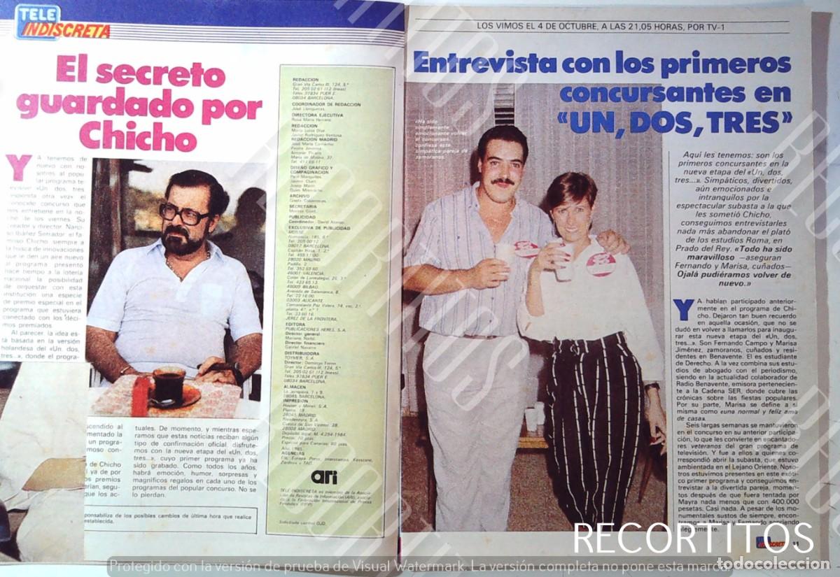 Cine: CHICHO IBA&Ntilde;EZ SERRADOR MAYRA GOMEZ KEMP UN DOS TRES 1 2 3