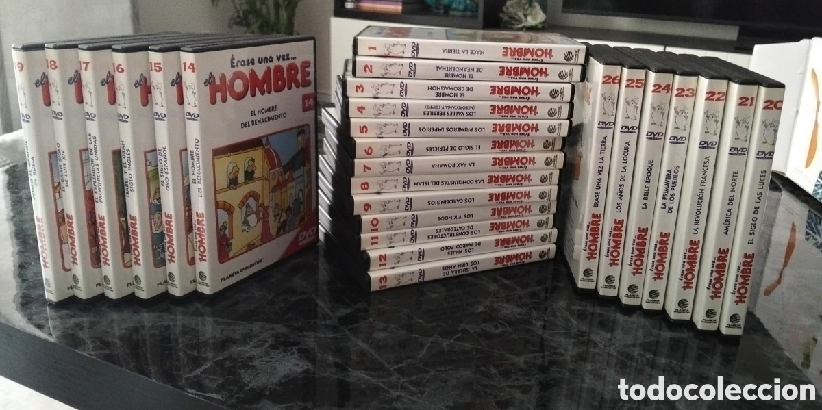 Cine: DVD'S Colecci&oacute;n &rdquo;Erase una vez el Hombre&rdquo;