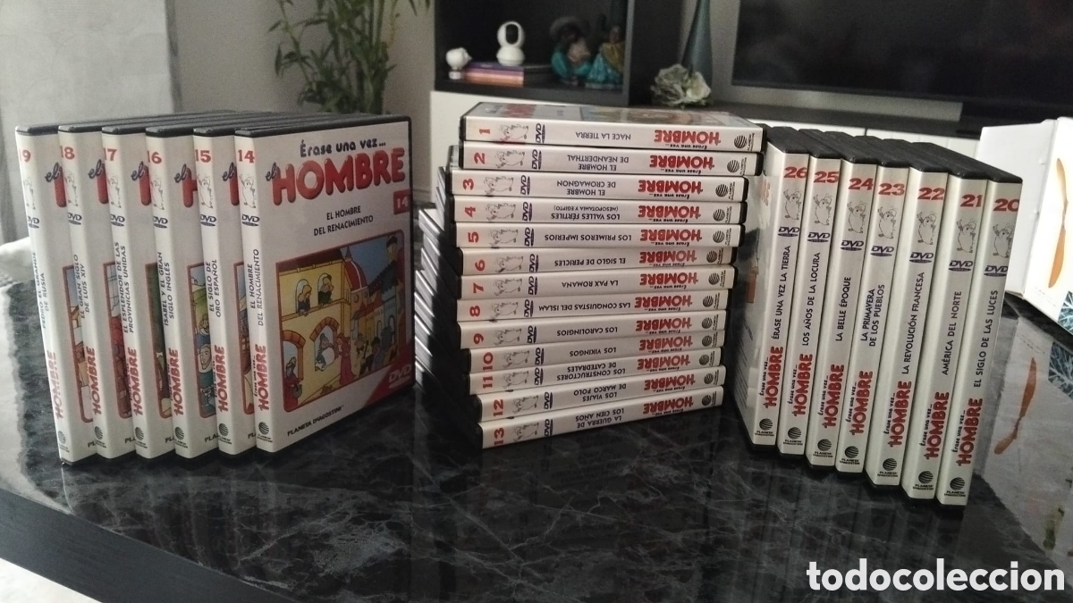 Cine: DVD'S Colecci&oacute;n &rdquo;Erase una vez el Hombre&rdquo;