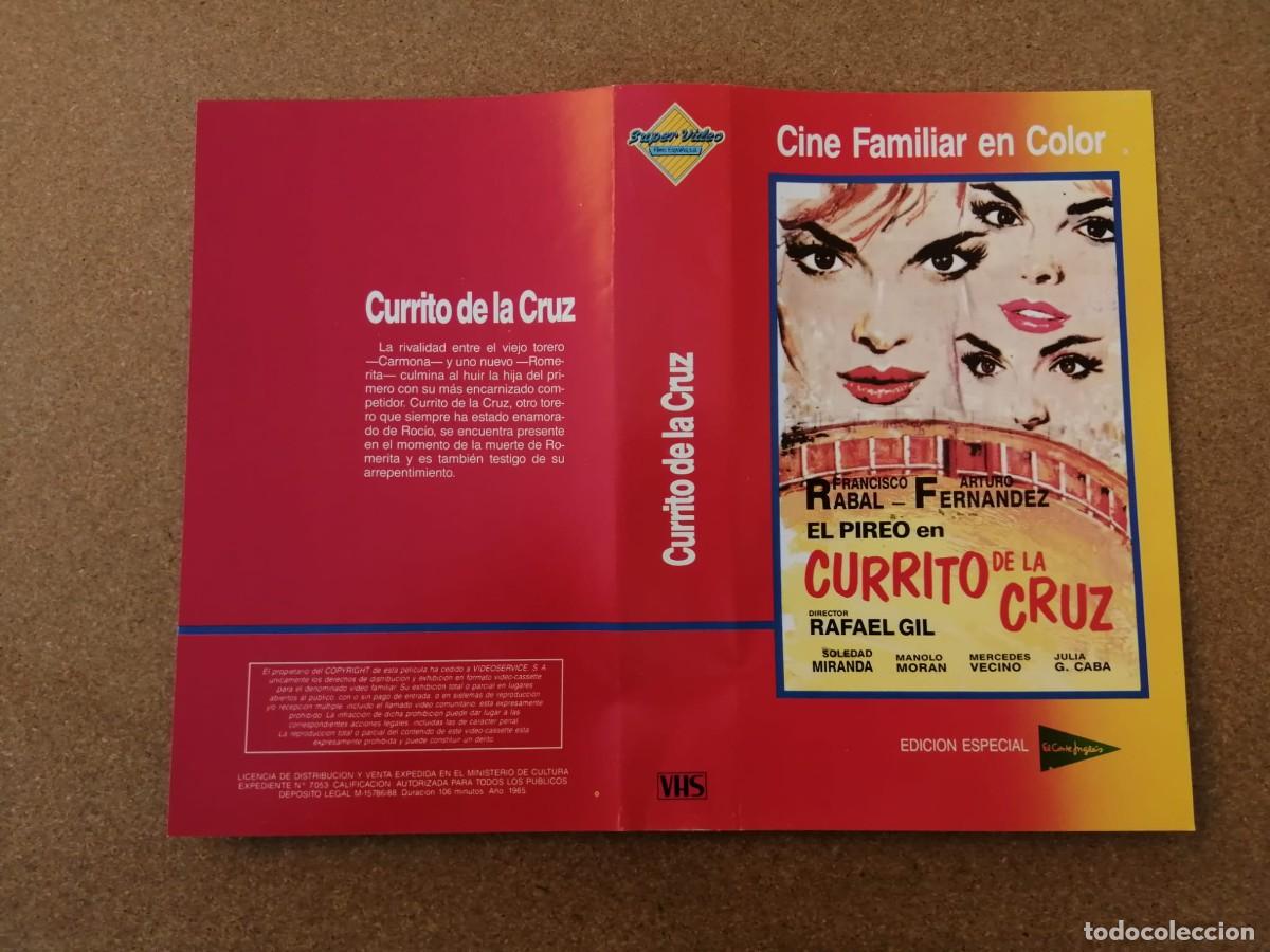 Cine: CARATULA VHS. CURRITO DE LA CRUZ (FRANCISCO RABAL - ARTURO FERNANDEZ)