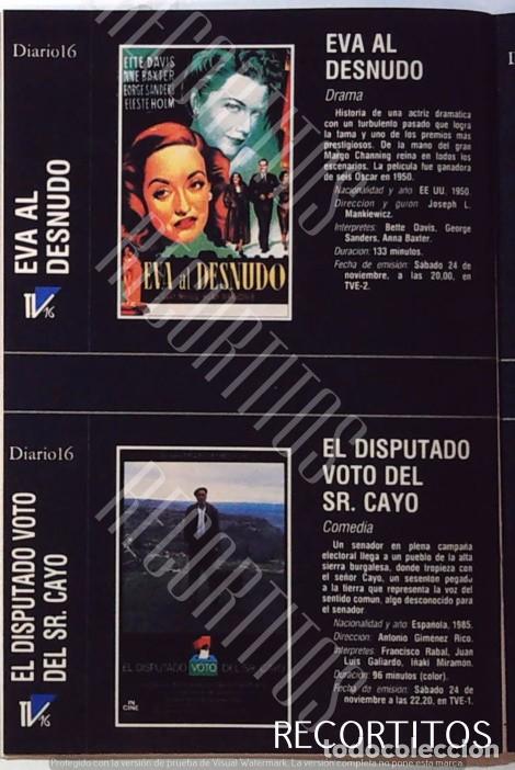Cine: EVA AL DESNUDO MARILYN MONROE BETTE DAVIS ANNE BAXTER GEORGE SANDERS PACO RABAL ANTONIO GIMENEZ RICO