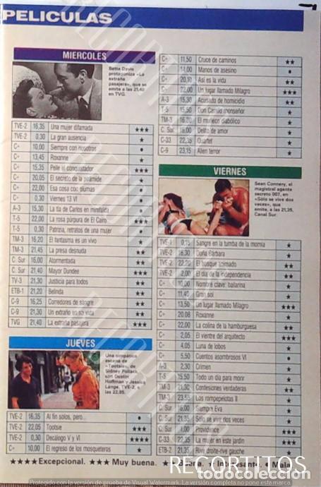 Cine: SOLO SE VIVE DOS VECES JAMES BOND 007 SEAN CONNERY JESSICA LANGE BETTE DAVIS CARMEN MAURA