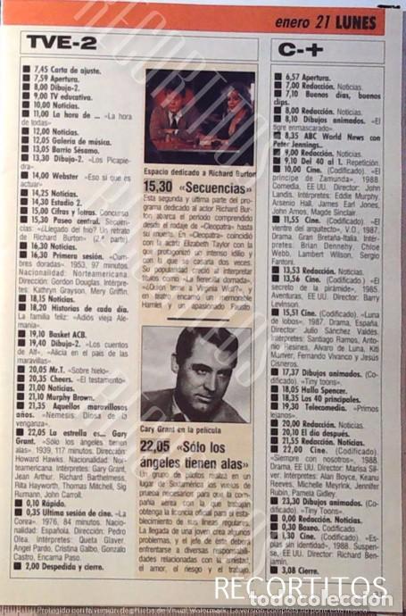 Cine: SOLO LOS ANGELES TIENEN ALAS CARY GRANT ELIZABETH TAYLOR RICHARD BURTON KLAUS KINSKI RITA IRASEMA