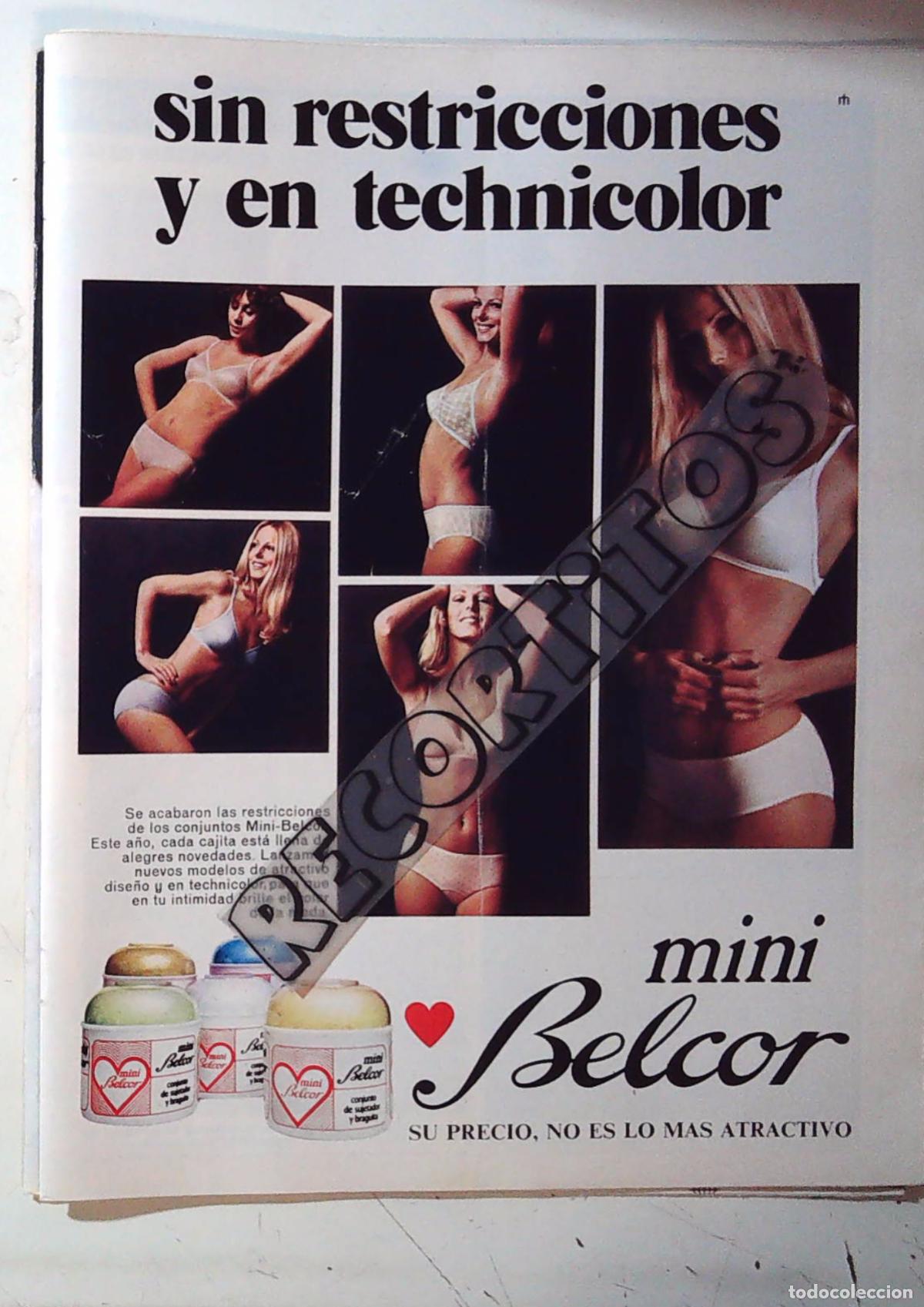 Cine: mini belcor lenceria anuncio publicidad