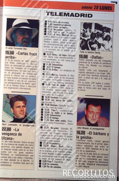 Cine: BURT LANCASTER JOHN WAYNE DALLAS FERNANDO REY CONSUL HONORARIO