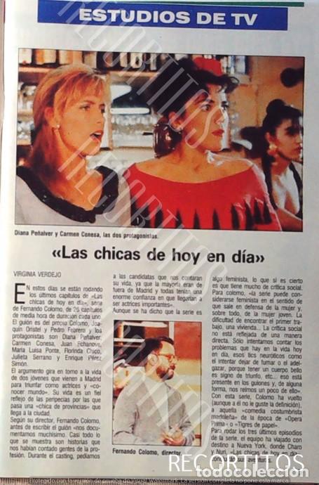 Cinema: FERNANDO COLOMO CHICAS DE HOY EN DIA DIAN PE&Ntilde;ALVER CARMEN CONESA