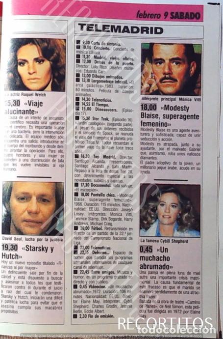 Cine: DAVID SOUL STARSKY Y HUTCH MONICA VITTI CYBILL SHEPHERD RAQUEL WELCH EMILIO GUTIERREZ CABA ERNEST B