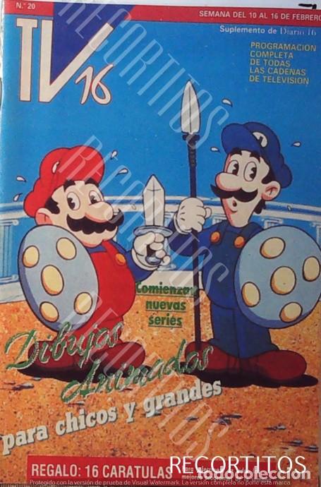 Cine: RECORTE PORTADA SUPER MARIO BROSS LA SERIE DE ANIMACION