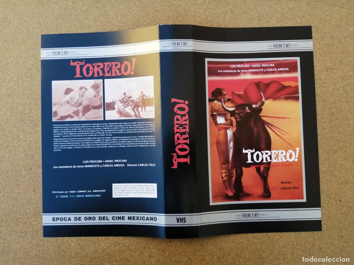 Cine: CARATULA VHS. TORERO (LUIS PROCUNA)