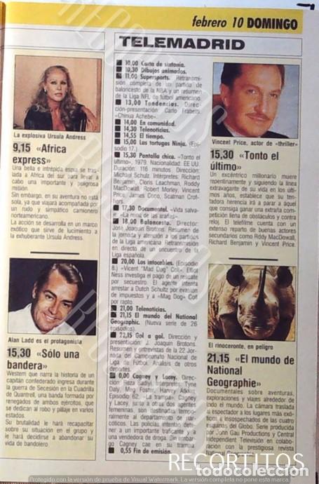 Cine: URSULA ANDRESS VINCENT PRICE ALAN LADD JORGE MISTRAL MARIA CASANOVA TESTIGOS HOY