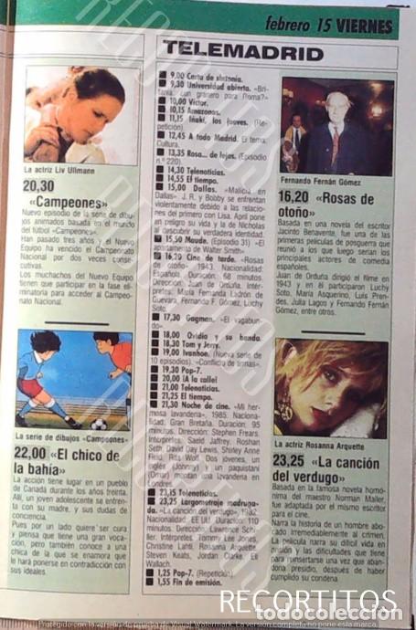 Cine: OLIVER Y BENJI CAMPEONES CAPTAIN TSUBASA ROSANNA ARQUETTE BUSCANDO A SUSAN DESESPERADAMENTE FERNANDO