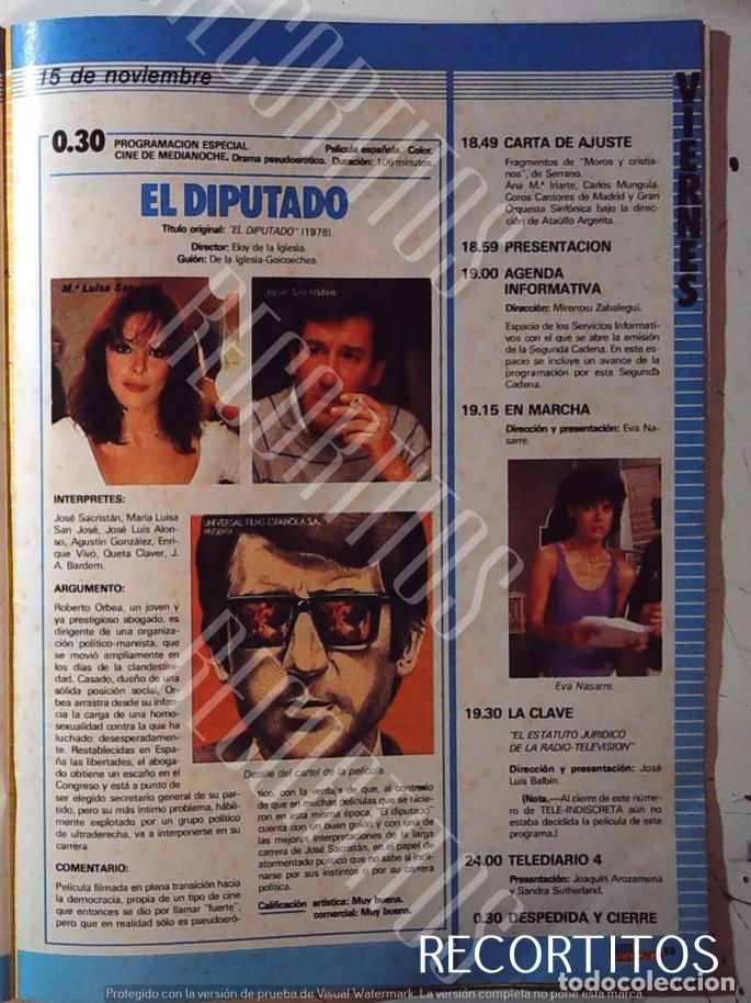 Cine: EL DIPUTADO JOSE SACRISTAN MARIA LUISA SAN JOSE ELOY DE LA IGLESIA AUTOPISTA HACIA EL CIELO VICTOR F