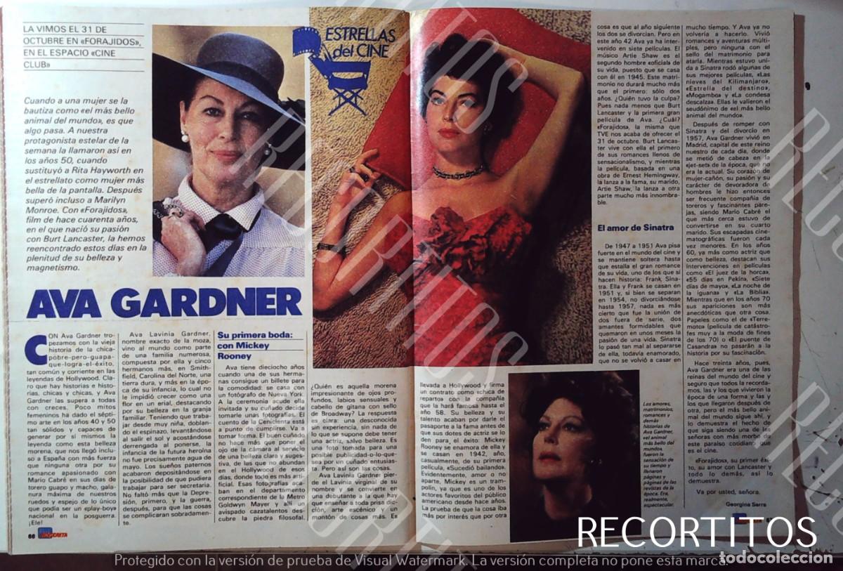 Cine: AVA GARDNER EN TELE INDISCRETA
