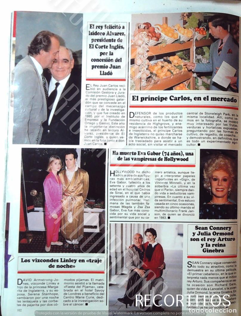Cine: JUIA ORMOND SEAN CONNERY LOS VIZCONDES LINLEY EVA GABOR ISIDORO ALVAREZ REY JUAN CARLOS I JUAN LLADO