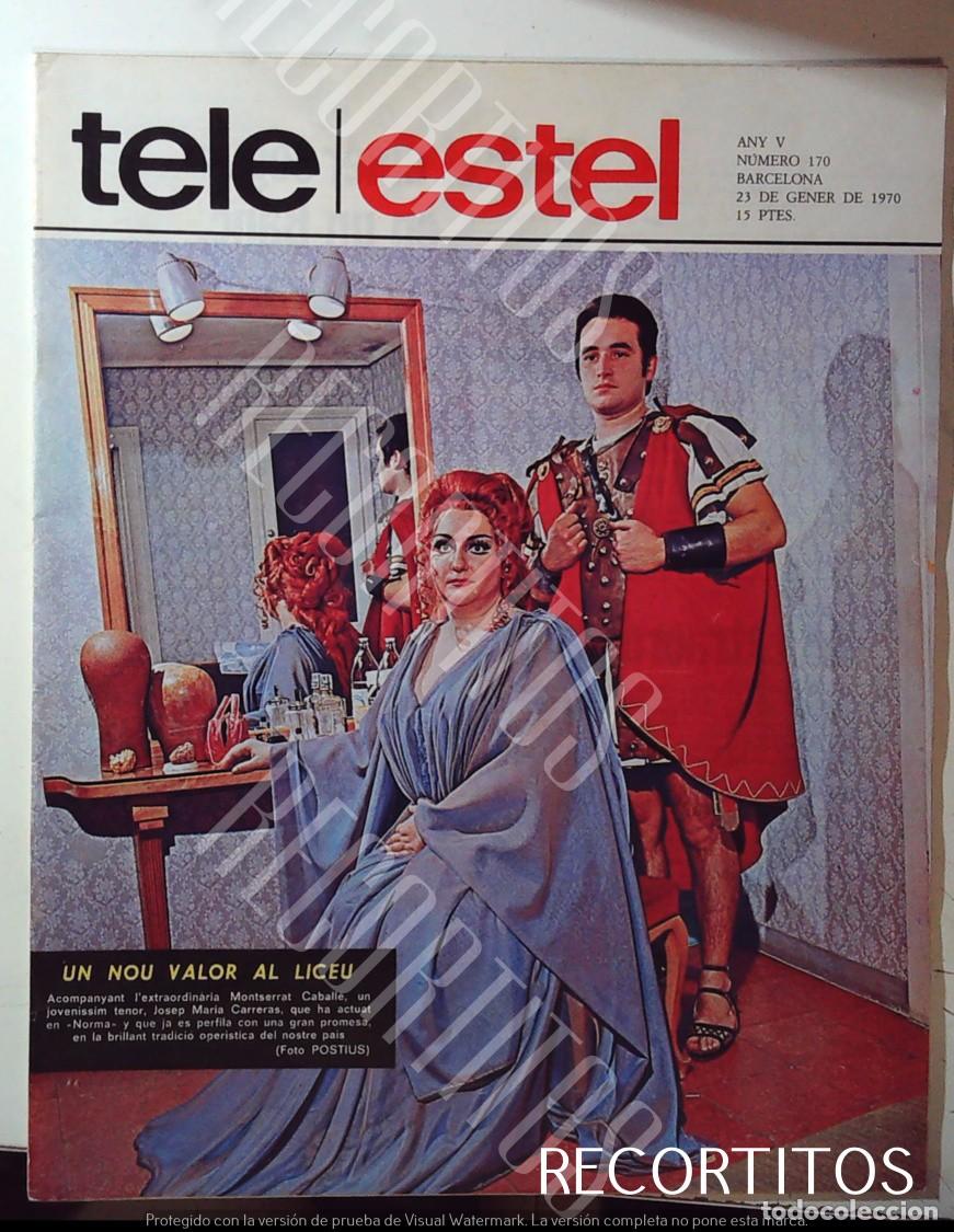Cine: RECORTE PORTADA MONTSERRAT CABALLE JOSEP MARIA CARRERAS NORMA
