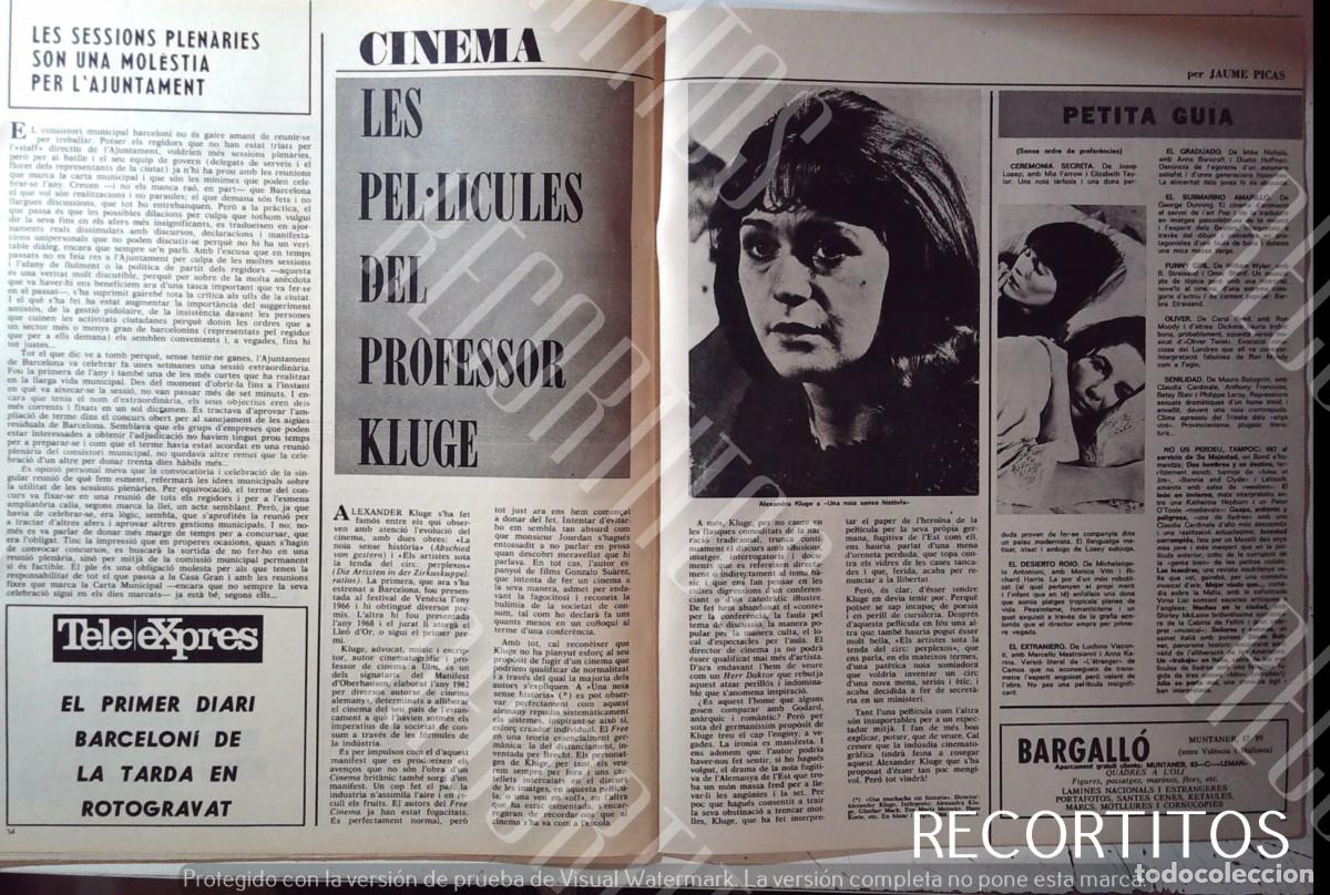 Cine: ELIZABETH TAYLOR LIZ MIA FARROW EN CATALAN ALEXANDRA KLUGE