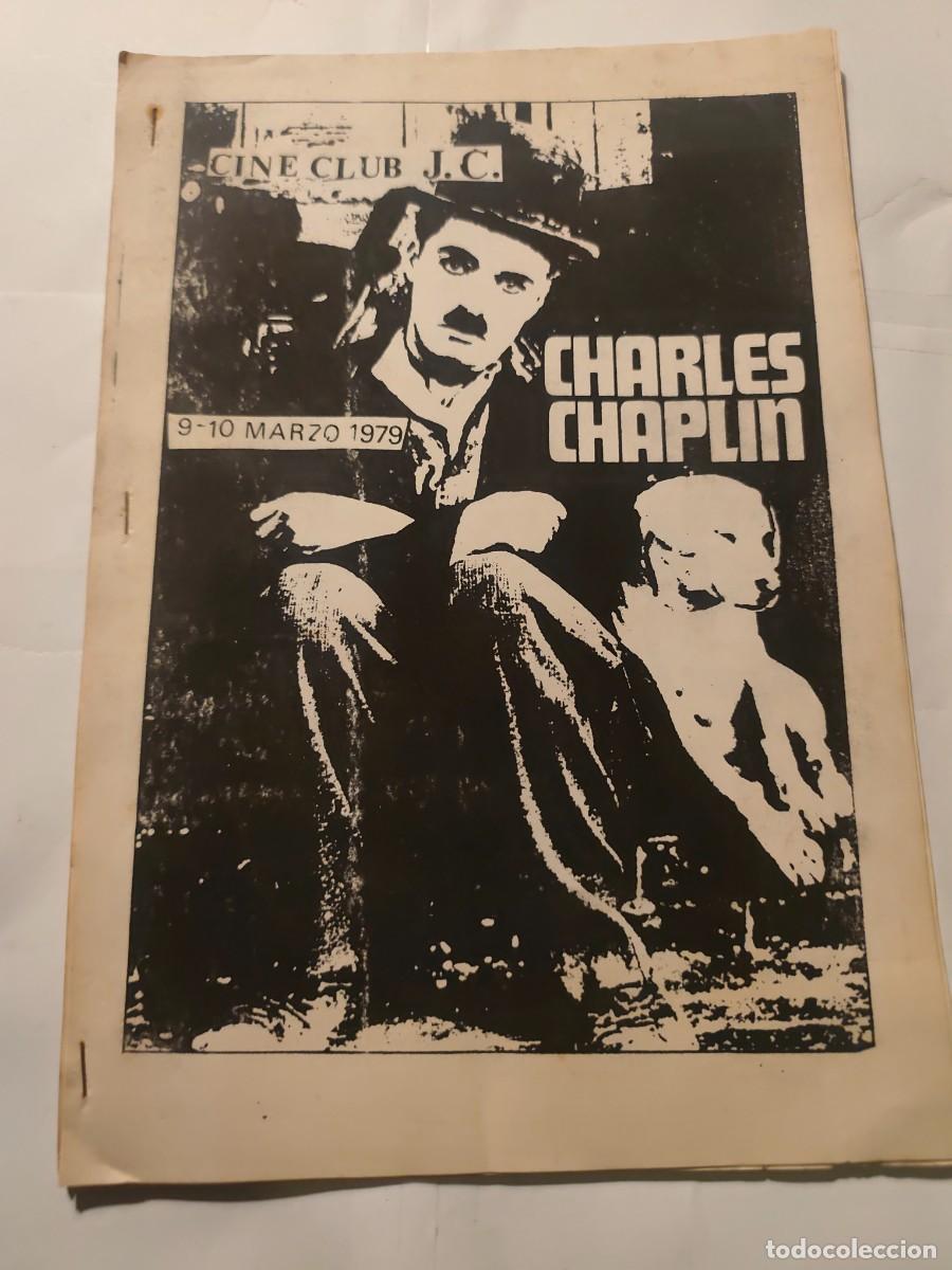 Cine: Revista cine club Jc Barcelona Estreno 1979 Charles Chaplin