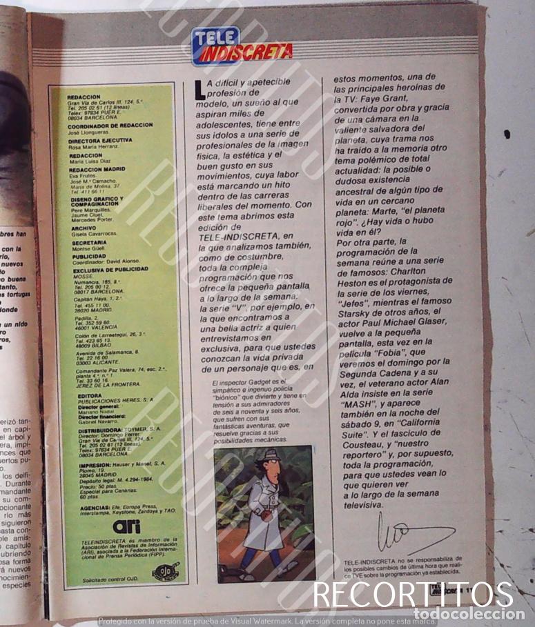 Cine: inspector gadget en tele indiscreta