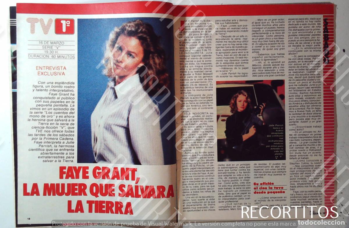 Cine: faye grant v invasores alaska la bola de cristal rocio durcal las leandra las viudas