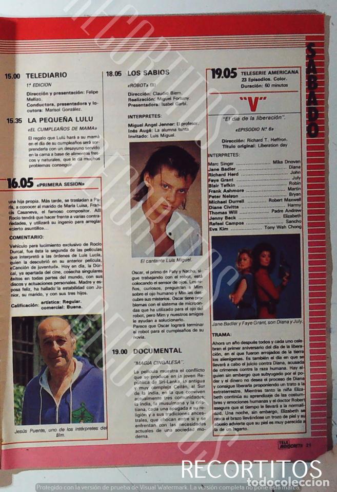 Cine: faye grant v invasores jane badler luis miguel el sol de mexico jesus puente michael caine marisol